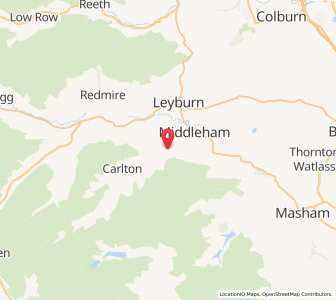 Map of Coverham, EnglandEngland