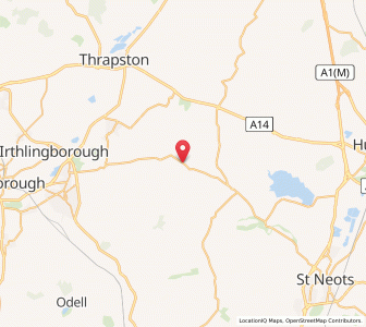 Map of Covington, EnglandEngland