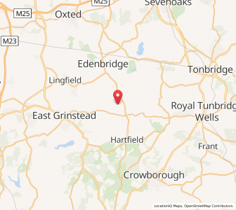 Map of Cowden, EnglandEngland