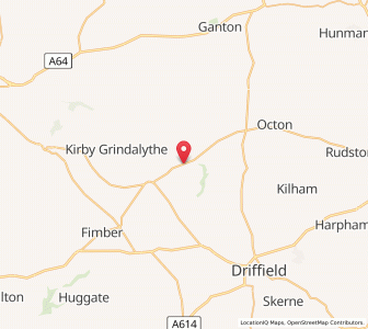 Map of Cowlam, EnglandEngland