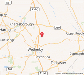 Map of Cowthorpe, EnglandEngland