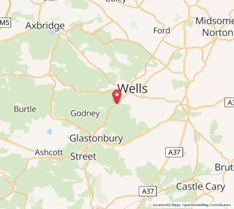 Map of Coxley, EnglandEngland