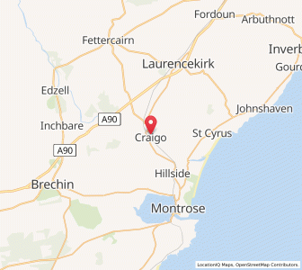 Map of Craigo, ScotlandScotland