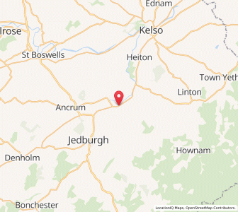 Map of Crailing, ScotlandScotland