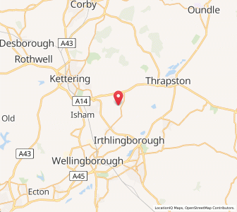 Map of Cranford, EnglandEngland
