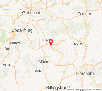 Map of Cranleigh, EnglandEngland