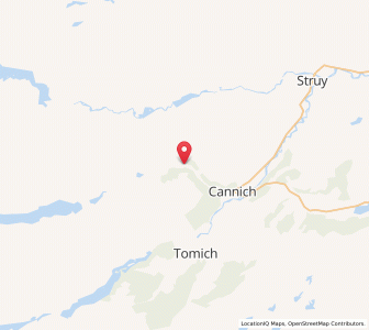 Map of Craskie, ScotlandScotland