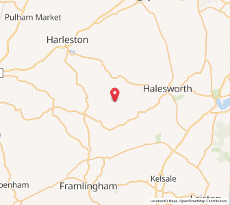 Map of Cratfield, EnglandEngland