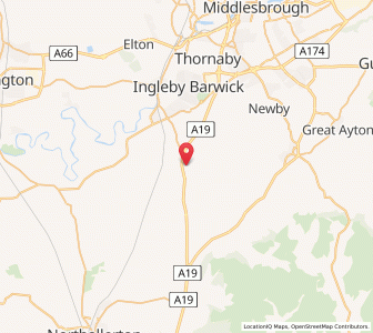 Map of Crathorne, EnglandEngland