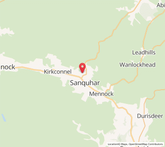 Map of Crawick, ScotlandScotland