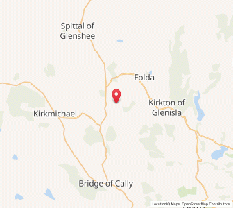 Map of Cray, ScotlandScotland