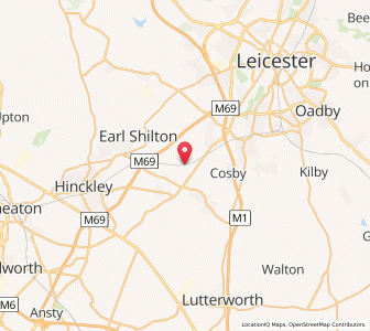 Map of Croft, EnglandEngland