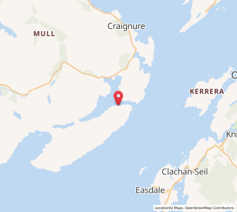 Map of Croggan, ScotlandScotland