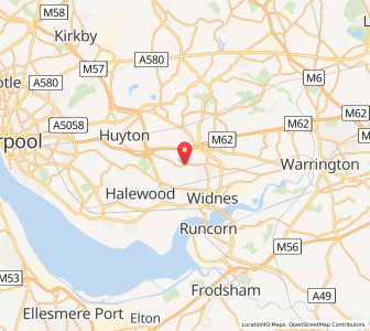 Map of Cronton, EnglandEngland