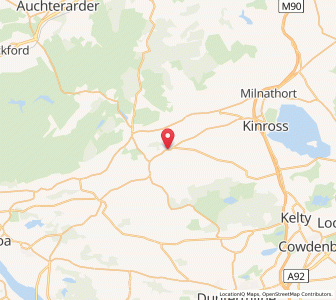 Map of Crook of Devon, ScotlandScotland