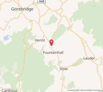 Map of Crookston, ScotlandScotland