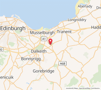 Map of Crossgatehall, ScotlandScotland