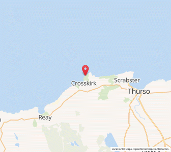Map of Crosskirk, ScotlandScotland