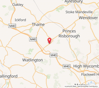 Map of Crowell, EnglandEngland