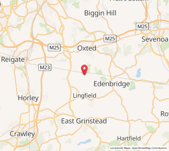 Map of Crowhurst, EnglandEngland
