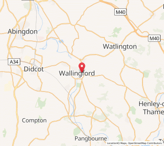 Map of Crowmarsh Gifford, EnglandEngland
