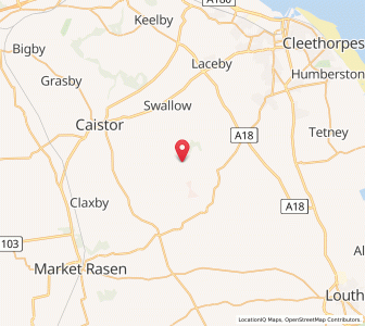 Map of Croxby, EnglandEngland