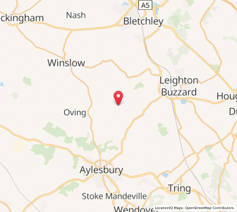 Map of Cublington, EnglandEngland
