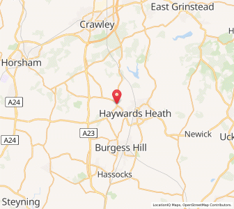 Map of Cuckfield, EnglandEngland