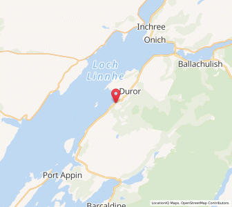 Map of Cuil, ScotlandScotland