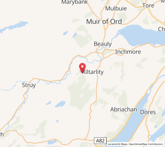 Map of Culburnie, ScotlandScotland