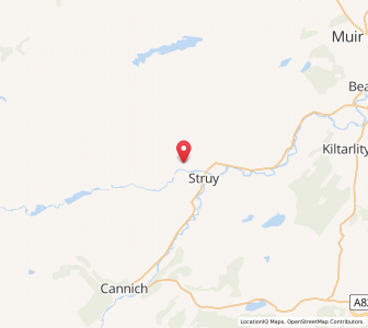 Map of Culligran, ScotlandScotland