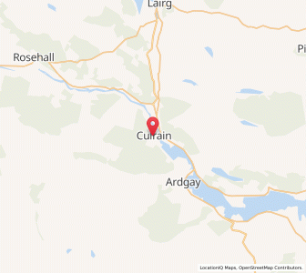 Map of Culrain, ScotlandScotland