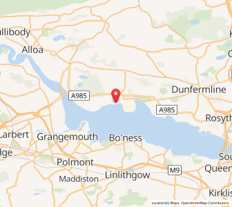 Map of Culross, ScotlandScotland