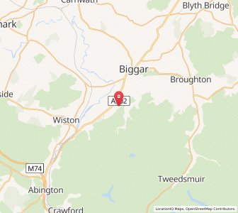 Map of Culter, ScotlandScotland