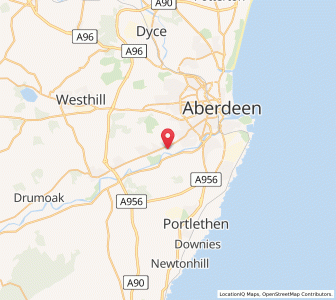 Map of Cults, ScotlandScotland