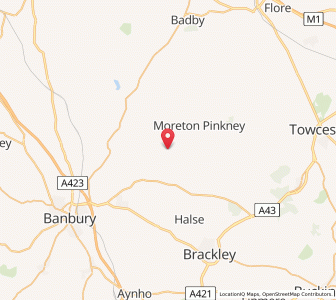 Map of Culworth, EnglandEngland