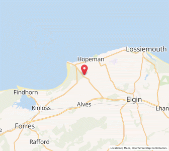 Map of Cummingstown, ScotlandScotland