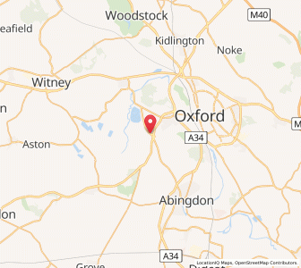 Map of Cumnor, EnglandEngland