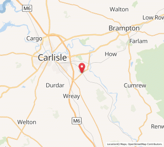 Map of Cumwhinton, EnglandEngland