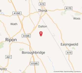 Map of Cundall, EnglandEngland