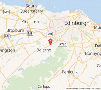 Map of Currie, ScotlandScotland