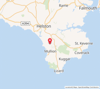 Map of Cury, EnglandEngland