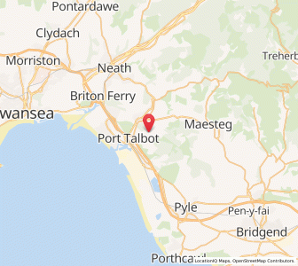 Map of Cwmafan, WalesWales
