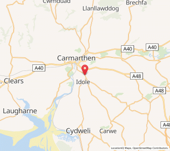 Map of Cwmffrwd, WalesWales