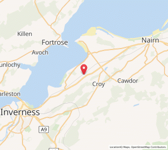 Map of Dalcross, ScotlandScotland