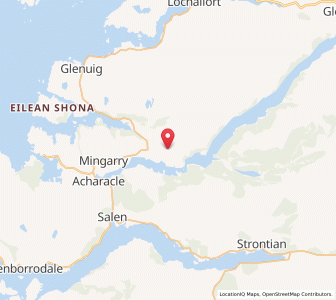 Map of Dalelia, ScotlandScotland
