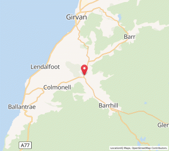 Map of Daljarrock, ScotlandScotland