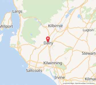 Map of Dalry, ScotlandScotland