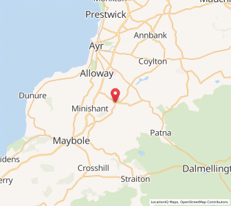 Map of Dalrymple, ScotlandScotland