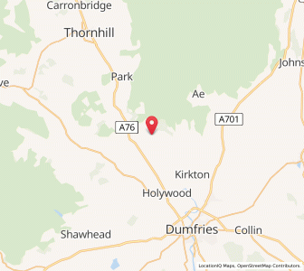 Map of Dalswinton, ScotlandScotland